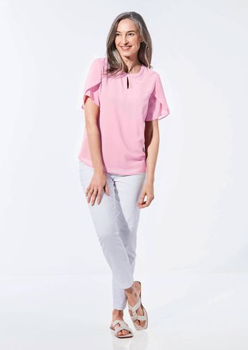 Bluse mit aufregender Ärmellösung - rosé - Gr. 19 von - Goldner Fashion - Modalova