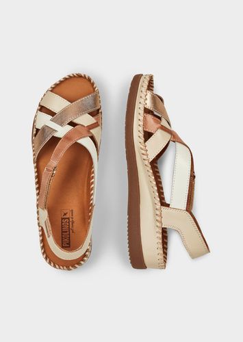 Sandale mit verstellbarem Klettriemen - / cremeweiß - Gr. 39 von - Goldner Fashion - Modalova
