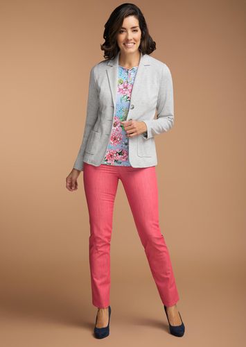 Modische Jeans mit tonigen Steppdetails - koralle - Gr. 225 von - Goldner Fashion - Modalova