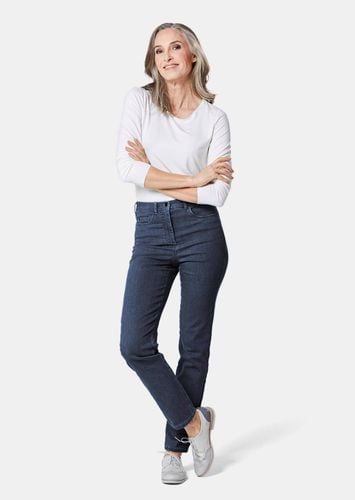 Bequeme High-Stretch-Jeanshose - marine - Gr. 195 von - Goldner Fashion - Modalova