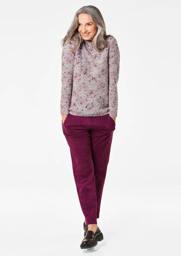 Pullover in Bouclé-Optik - / pink / gemustert - Gr. 19 von - Goldner Fashion - Modalova