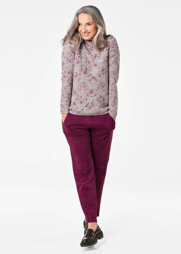 Pullover in Bouclé-Optik - / pink / gemustert - Gr. 24 von - Goldner Fashion - Modalova