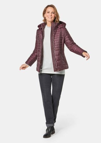 Steppjacke in zart glänzender Qualität - beere - Gr. 38 von - Goldner Fashion - Modalova