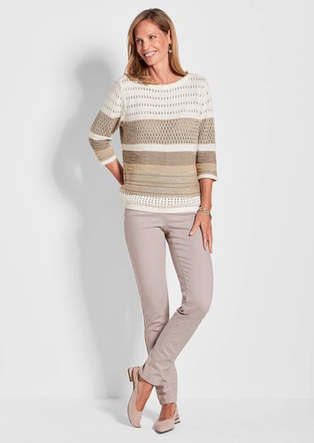 Pullover - cremeweiß / gemustert - Gr. 19 von - Goldner Fashion - Modalova