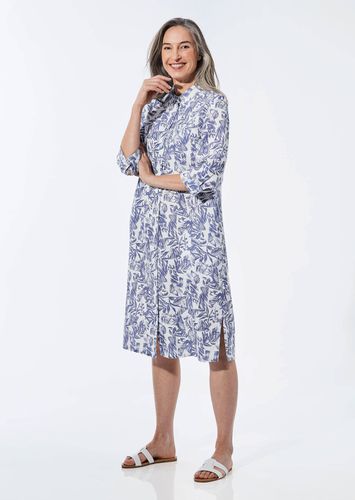 Kleid - marine / weiß / gemustert - Gr. 23 von - Goldner Fashion - Modalova