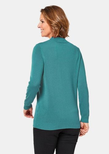 Unkomplizierter Stehbundpullover - smaragd - Gr. 48 von - Goldner Fashion - Modalova