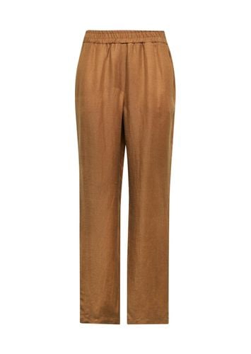 Leinenhose - cognac - Gr. 20 von - Goldner Fashion - Modalova