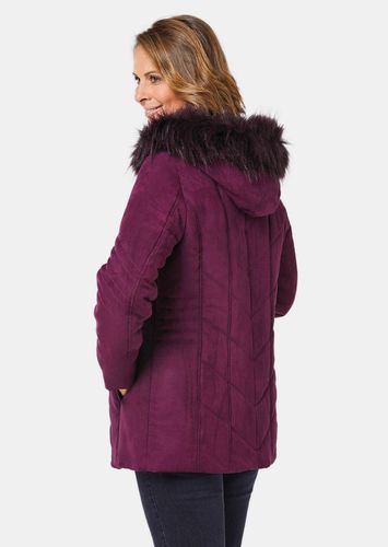 Steppjacke mit Kapuze - beere - Gr. 24 von - Goldner Fashion - Modalova