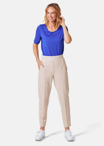 Höchstbequeme Jerseyhose LOUISA mit bestem Sitz - stein - Gr. 19 von - Goldner Fashion - Modalova