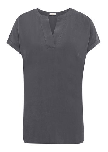 Glänzende Edel-Bluse - anthrazit - Gr. 19 von - Goldner Fashion - Modalova