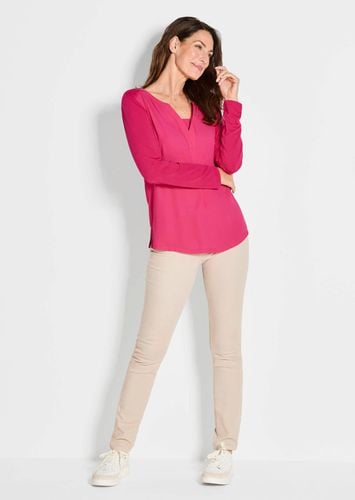 Blusenshirt mit Chiffon-Einsatz - Gr. 19 von - Goldner Fashion - Modalova