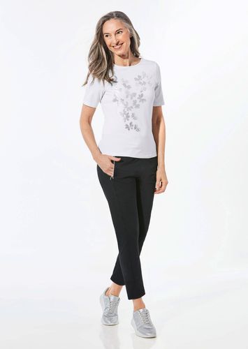 Shirt mit glänzendem Druck - / gemustert - Gr. 19 von - Goldner Fashion - Modalova