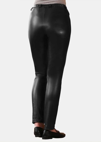 Damenhose in Lederoptik - - Gr. 19 von - Goldner Fashion - Modalova