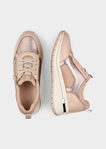 Sneaker mit komfortablem Reißverschluss - beige - Gr. 36 von - Goldner Fashion - Modalova