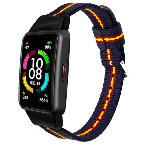 Nylon kette armband für Xiaomi Mi Band 4 / Band 3 dual Band Antiperdida sicherheit system, fahnen Spanien, frankreich, Italien - AliExpress - Modalova