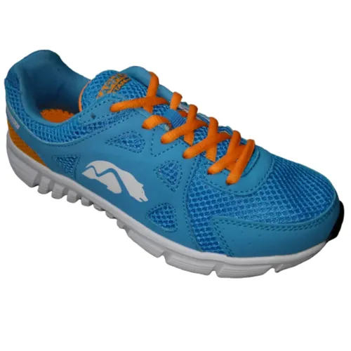 Schuh der marke "KARHU" range "TITAN" in himmel blau mit details in orange farbe (Ferse. Schnürsenkel, logo und anlage - AliExpress - Modalova
