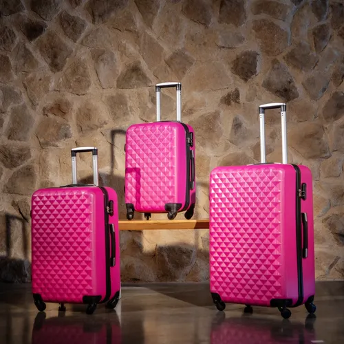 Reisekoffer 18/Zoll mit Rädern tragen Gepäckset Make-up Tasche Geschenk, Roll gepäck - AliExpress - Modalova