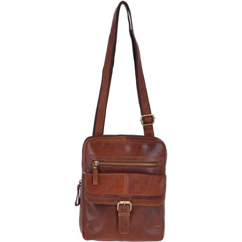 Leather Vintage Medium Flight Shoulder Bag: G-33 Tan NA - Ashwood Handbags - Modalova