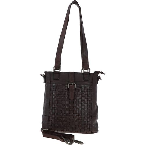 Vintage Woven Leather Bag: D-75 Dark Brown NA - Ashwood Handbags - Modalova