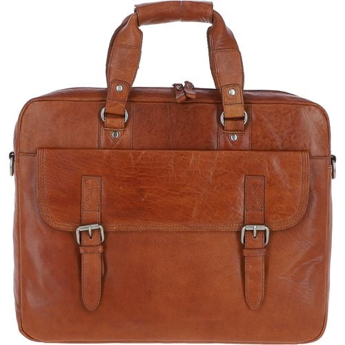 Ashwood Genuine Premium Leather Vintage Work Briefcase Bag with Padded Compartment for 15 inch Laptop & Multiple Organiser Compartments, F-83 - Ashwood Handbags - Modalova