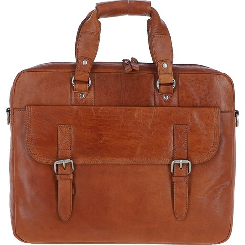 Ashwood Genuine Premium Leather Vintage Work Briefcase Bag with Padded Compartment for 15 inch Laptop & Multiple Organiser Compartments, F-83 Tan NA - Ashwood Handbags - Modalova