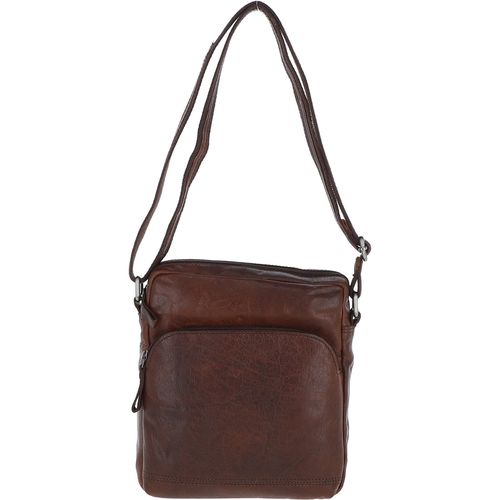 Ashwood Genuine Premium Leather Vintage Shoulder Bag with Padded Compartment for 12 inch Tablet & Multiple Organiser Compartments, F-82 Brandy Brown N - Ashwood Handbags - Modalova