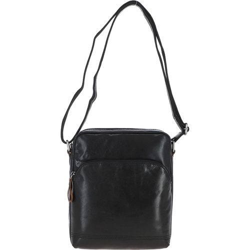 Ashwood Genuine Premium Leather Vintage Shoulder Bag with Padded Compartment for 12 inch Tablet & Multiple Organiser Compartments, F-82 Black NA - Ashwood Handbags - Modalova