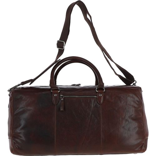 Ashwood Genuine Premium Leather Large Vintage Holdall Duffle Bag with Multiple Organiser Compartments, F-87 Brandy Brown NA - Ashwood Handbags - Modalova