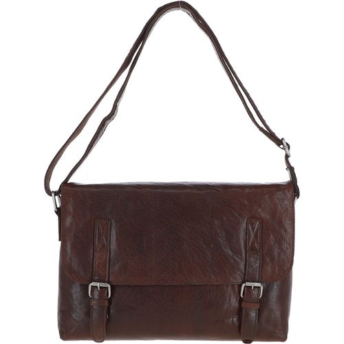 Ashwood Genuine Premium Leather Vintage Messenger Bag with Removable Padded Compartment for 15 inch Laptop & Multiple Organiser Compartments, F-85 Bra - Ashwood Handbags - Modalova