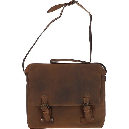 Ashwood Antico Vintage Genuine Premium Leather Messenger Bag with 13 inch Padded Laptop Compartment & Multiple Organiser Compartments, Memphis Tan NA - Ashwood Handbags - Modalova