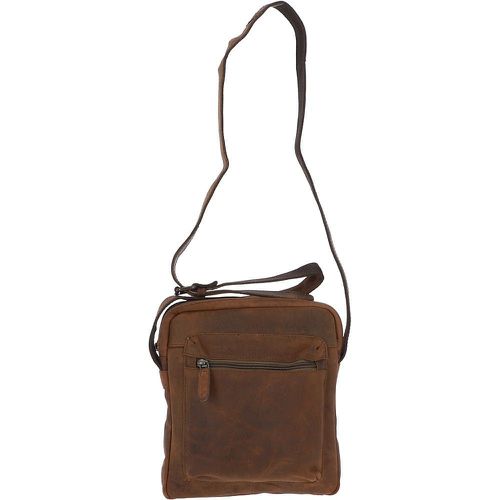 Ashwood Antico Vintage Genuine Premium Leather Body Messenger Bag with 11 inch Tablet Compartment & Multiple Organiser Compartments, Patty Tan NA - Ashwood Handbags - Modalova