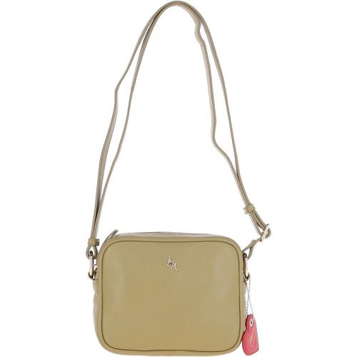 Haute" Zip Top Leather Cross Body Bag: 63594 Fennel Seed NA - Ashwood Handbags - Modalova