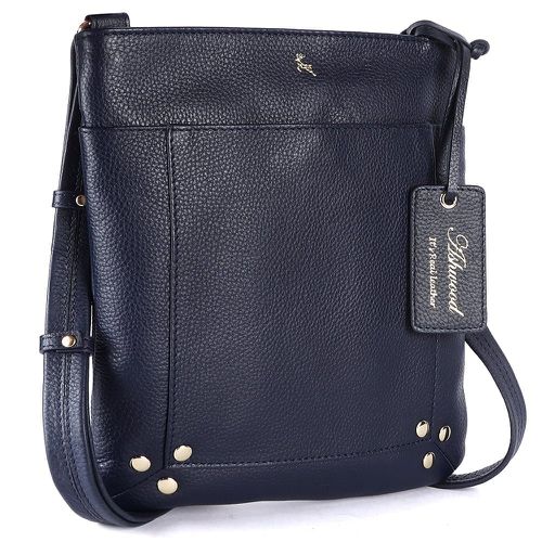 Apos;XSpirit&apos; Leather Crossbody Bag: 63033/CB4 Navy Blue NA - Ashwood Handbags - Modalova