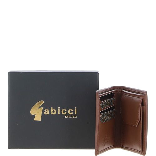 Real Leather 4 Card Billfold Wallet: GB-802 Tan NA - Ashwood Handbags - Modalova