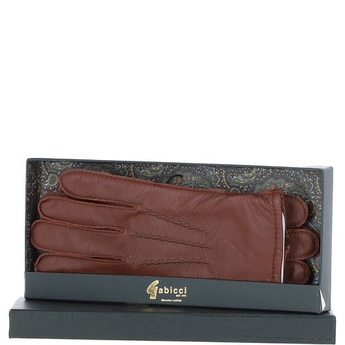 Soft Lambskin Real Leather Fleece Lining Gloves: GB-520 Tan S/M - Ashwood Handbags - Modalova