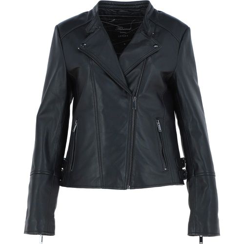 Giada' Leather Fashion Biker Jacket: AWL-N30 Black 10 - Ashwood Handbags - Modalova