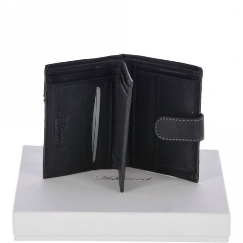 Crumble 6 Card, ID & Coins Bill Fold Tab Wallet: 1412 C Black/crum NA - Ashwood Handbags - Modalova