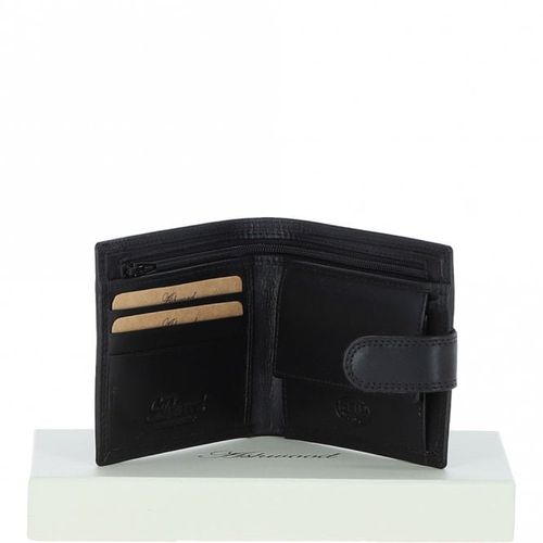 Classic 3 Card & ID Billfold Tab Wallet Leather Wallet 1222-VT Brown NA - Ashwood Handbags - Modalova