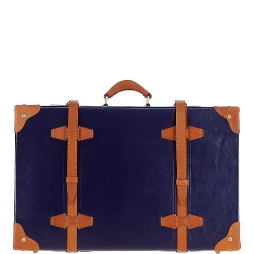 Andare' Vintage Large Leather Trunk: VIN-26 Navy Blue - Ashwood Handbags - Modalova