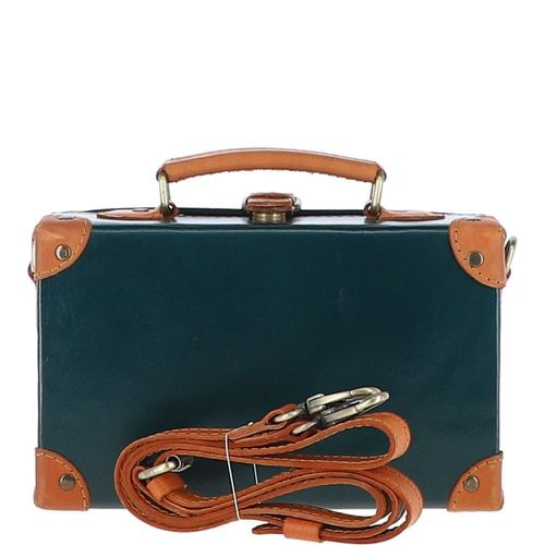 Tramonto' Home Accessory Exquisite Leather Trinket Bag: VIN-11 Green NA - Ashwood Handbags - Modalova