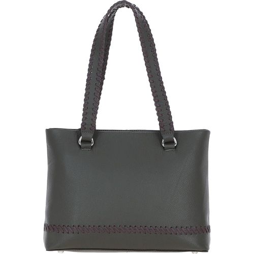 Pelle Invecchiata' Large Leather Shoulder Bag: 62623 Olive NA - Ashwood Handbags - Modalova