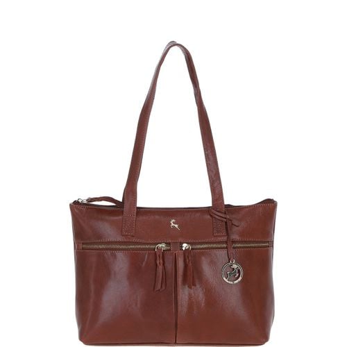 Ashwood Sleek Leather Tote Bag: Amelia Cognac NA - Ashwood Handbags - Modalova