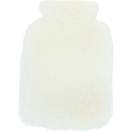 Natural Sheepskin Hot Water Bottle Cover: HW Bottle Cover Ivory NA - Ashwood Handbags - Modalova