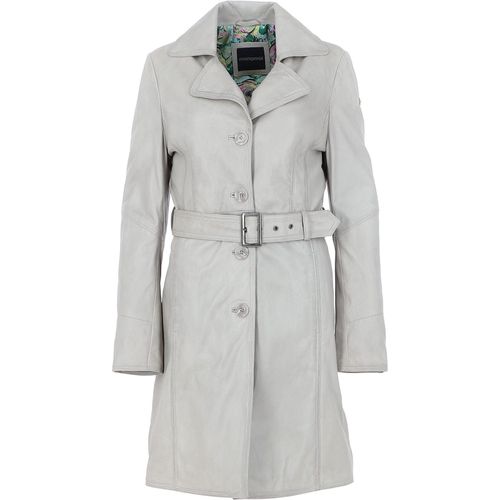 Real Leather Knee Length Belted Fashion Coat: nancy 2 14 - Ashwood Handbags - Modalova