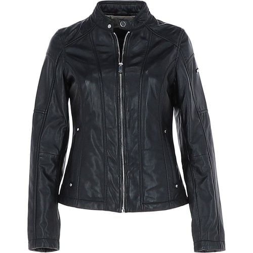 Real Leather Slim Fit Fashion Biker Jacket: victoria Black 16 - Ashwood Handbags - Modalova