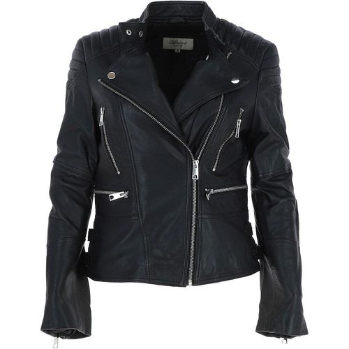 Real Leather Biker Jacket: SOHO Black 10 - Ashwood Handbags - Modalova