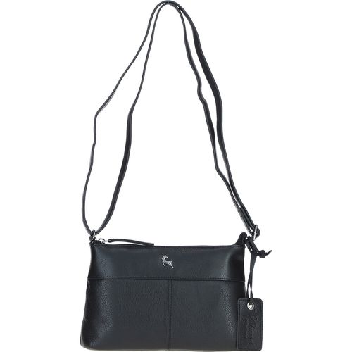 Apos;Dublin&apos; Elegant Real Leather Crossbody Bag Black NA - Ashwood Handbags - Modalova