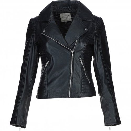 Brampton Leather Biker Jacket : l-culted biker Black 10 - Ashwood Handbags - Modalova