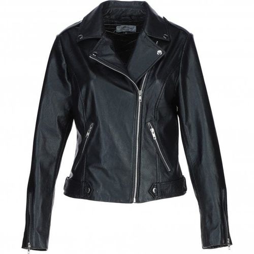 Ashwood Leather Biker Jacket : 1880 Black 22 - Ashwood Handbags - Modalova