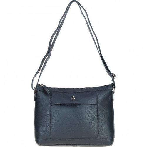 Apos;Windsor&apos; Real Leather Shoulder Bag: AJ1 Navy NA - Ashwood Handbags - Modalova